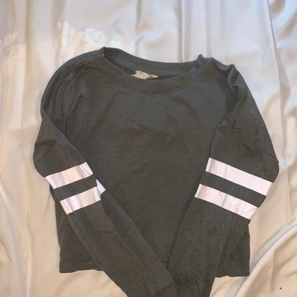 olive green sweatshirt size 14Y+